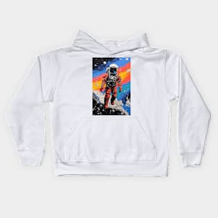 Astronaut in the ocean Kids Hoodie